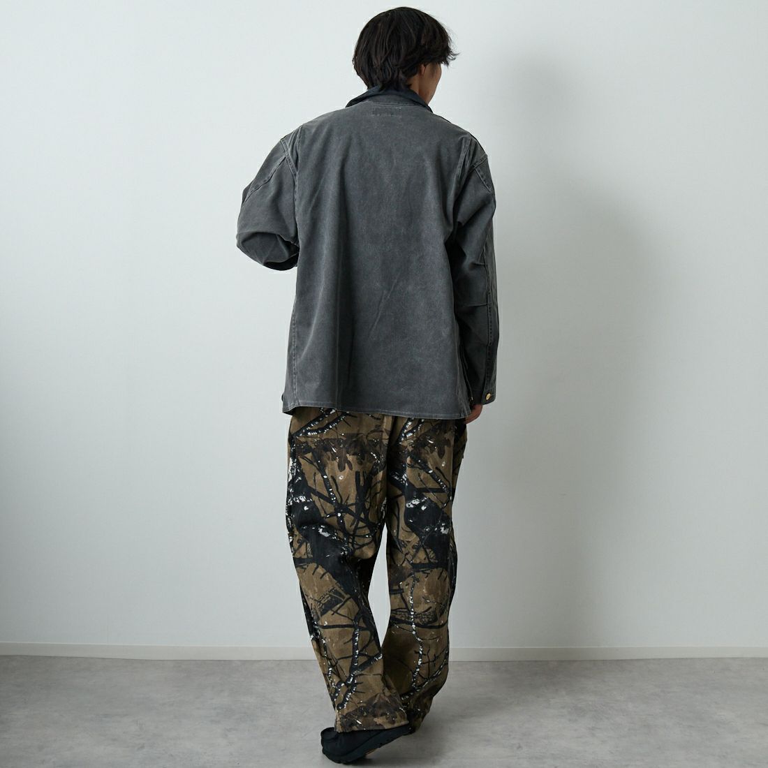 L.L.BEAN [エルエルビーン] ビーンズ プロスペクトハーバー フィールドコート [5475-1043] 50 FADE BK &&モデル身長：179cm 着用サイズ：M&&