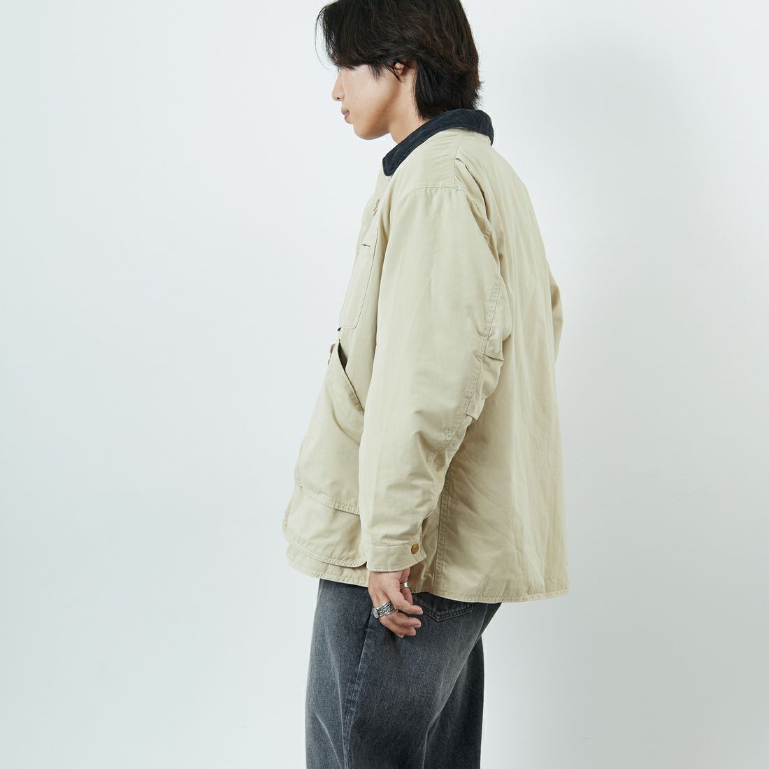 L.L.BEAN [エルエルビーン] ビーンズ インサレーテッドフィールドコート [5575-2042] 71 LT BEIG &&モデル身長：179cm 着用サイズ：M&&