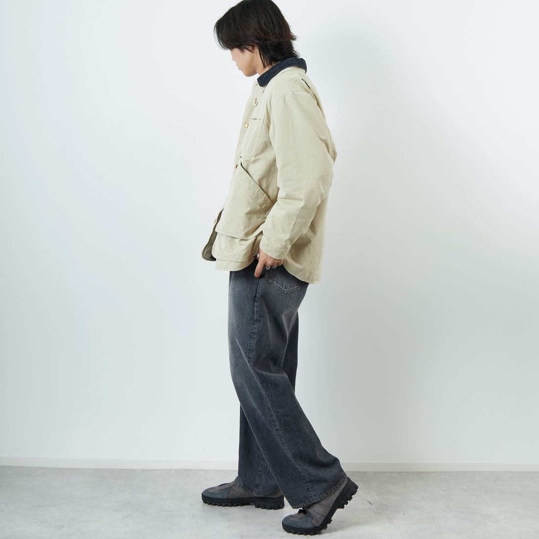 L.L.BEAN [エルエルビーン] ビーンズ インサレーテッドフィールドコート [5575-2042] 71 LT BEIG &&モデル身長：179cm 着用サイズ：M&&