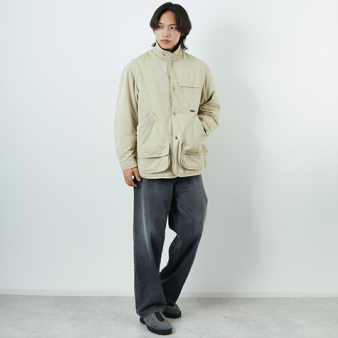 L.L.BEAN [エルエルビーン] ビーンズ インサレーテッドフィールドコート [5575-2042] 71 LT BEIG &&モデル身長：179cm 着用サイズ：M&&