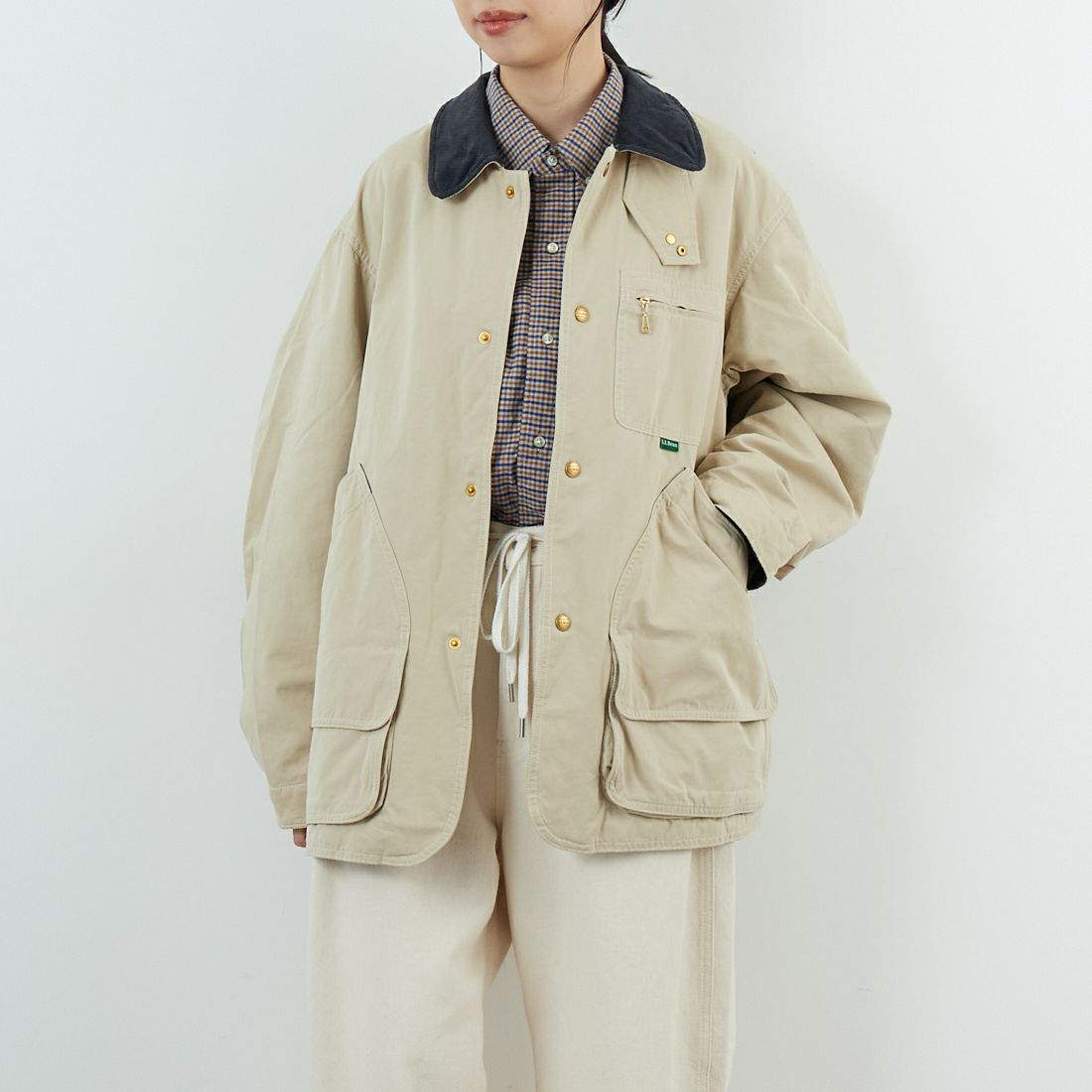 71 LT BEIG&&モデル身長：162cm 着用サイズ：S&&