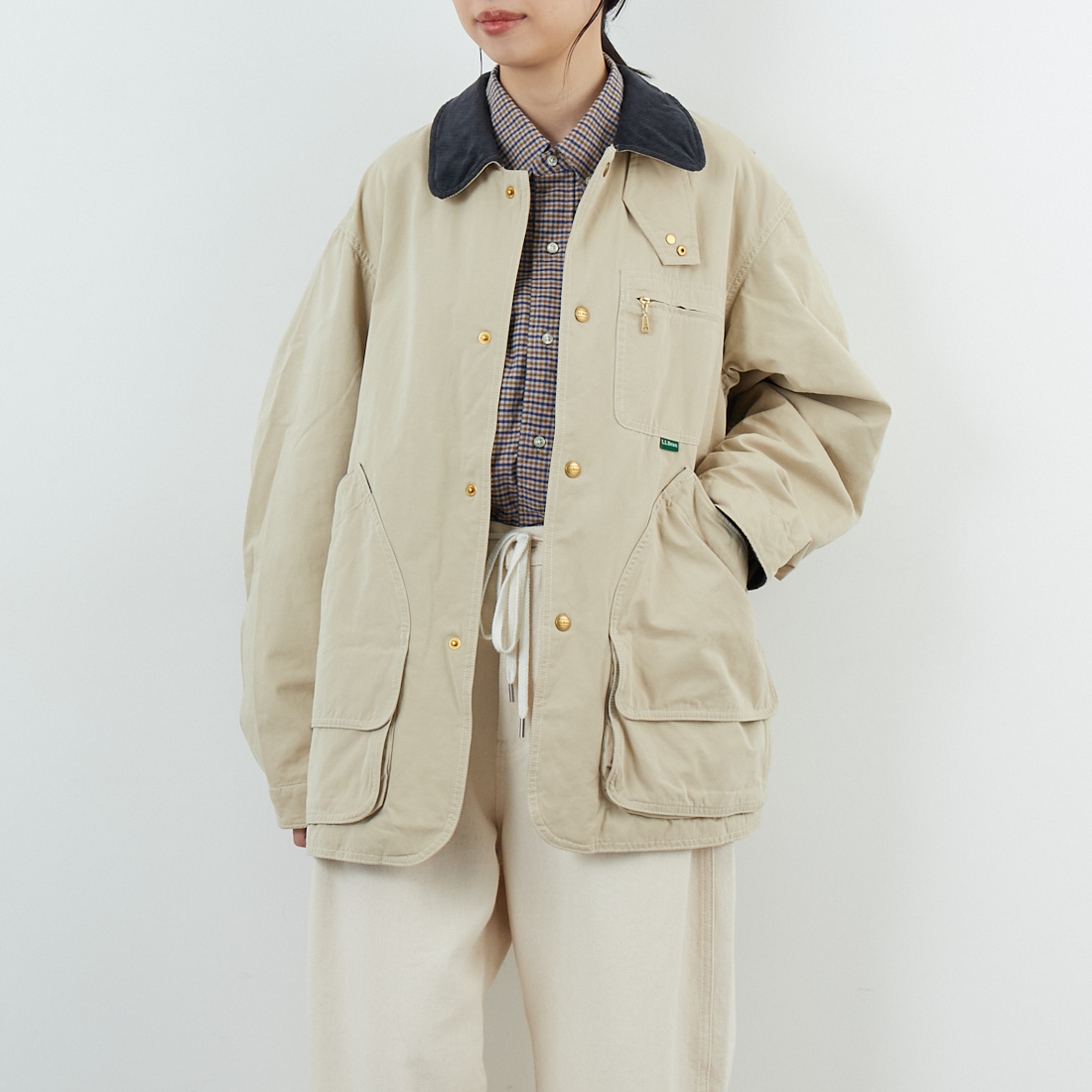 71 LT BEIG&&モデル身長：162cm 着用サイズ：S&&