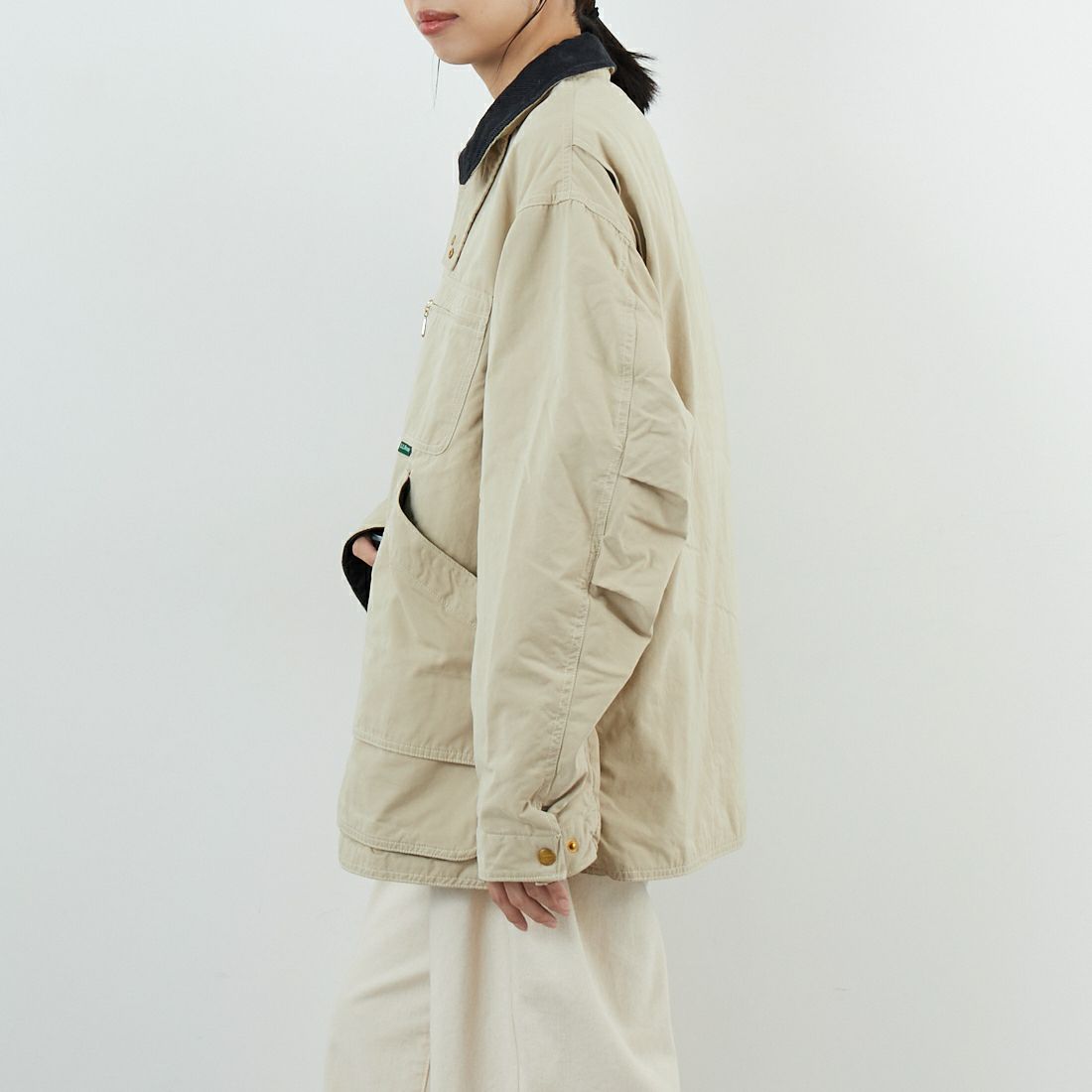 L.L.BEAN [エルエルビーン] ビーンズ インサレーテッドフィールドコート [5575-2042] 71 LT BEIG &&モデル身長：162cm 着用サイズ：S&&