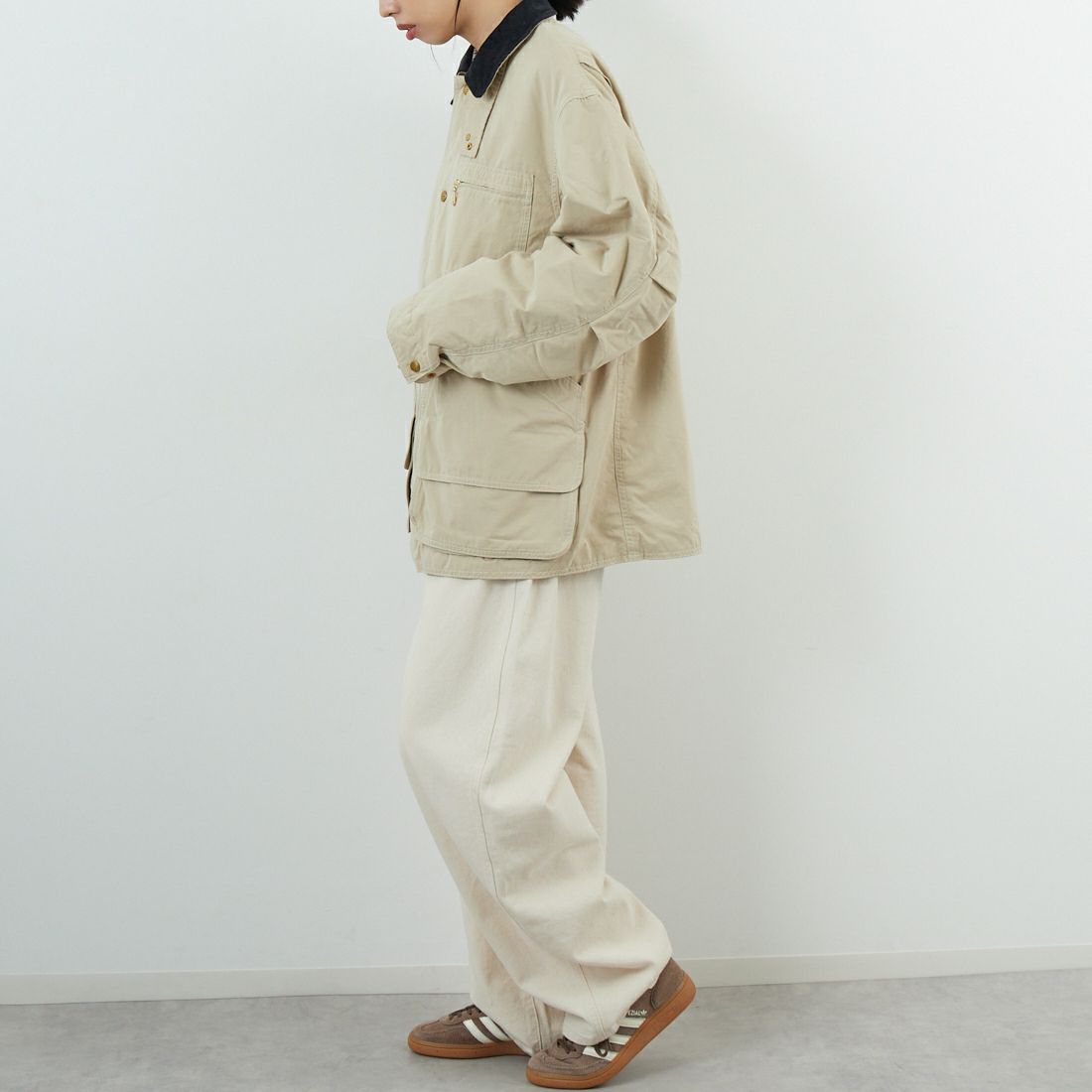 L.L.BEAN [エルエルビーン] ビーンズ インサレーテッドフィールドコート [5575-2042] 71 LT BEIG &&モデル身長：162cm 着用サイズ：S&&