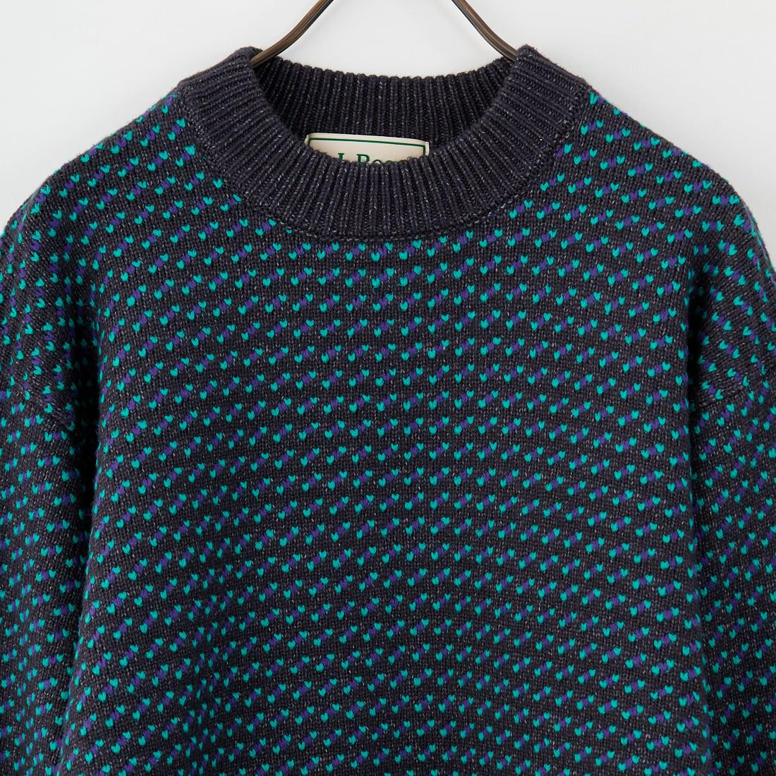 L.L.BEAN [エルエルビーン] Wayne バーズアイセーター [5575-2030] 92 CHR/PLU