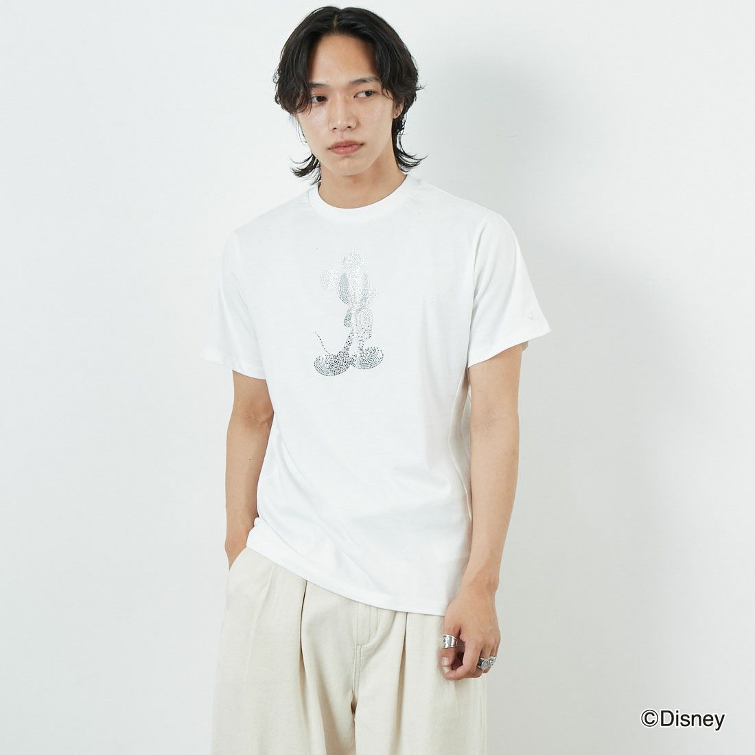 SN10 WHITE&&モデル身長：179cm 着用サイズ：M&&