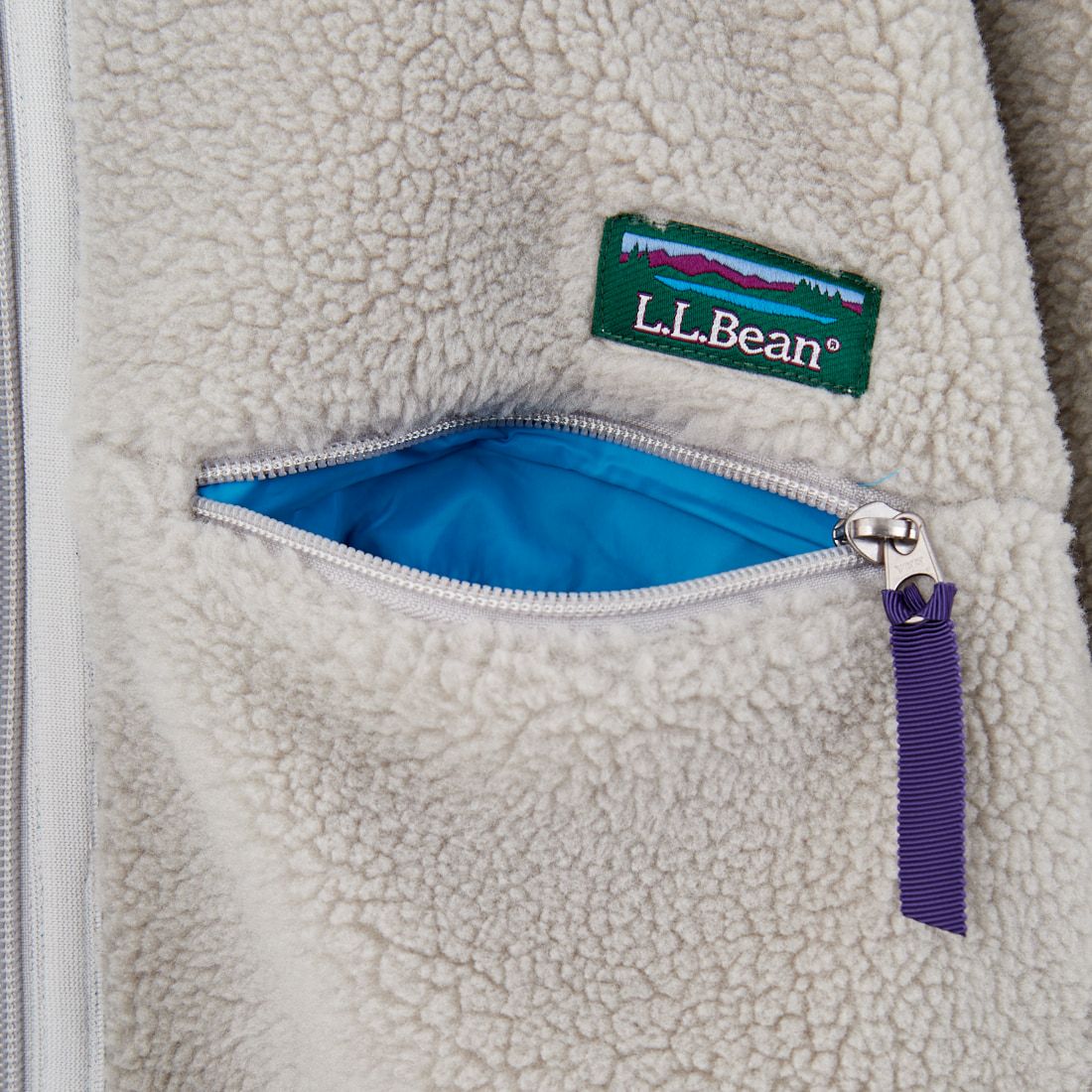 L.L.BEAN [エルエルビーン] トップシャム ボアフリースジャケット [5575-2037] 69 SILVER