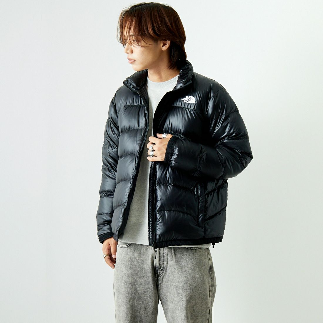 THE NORTH FACE [ザ ノースフェイス] ジップインジップ アコンカグアジャケット [ND92451] K &&モデル身長：179cm 着用サイズ：L&&