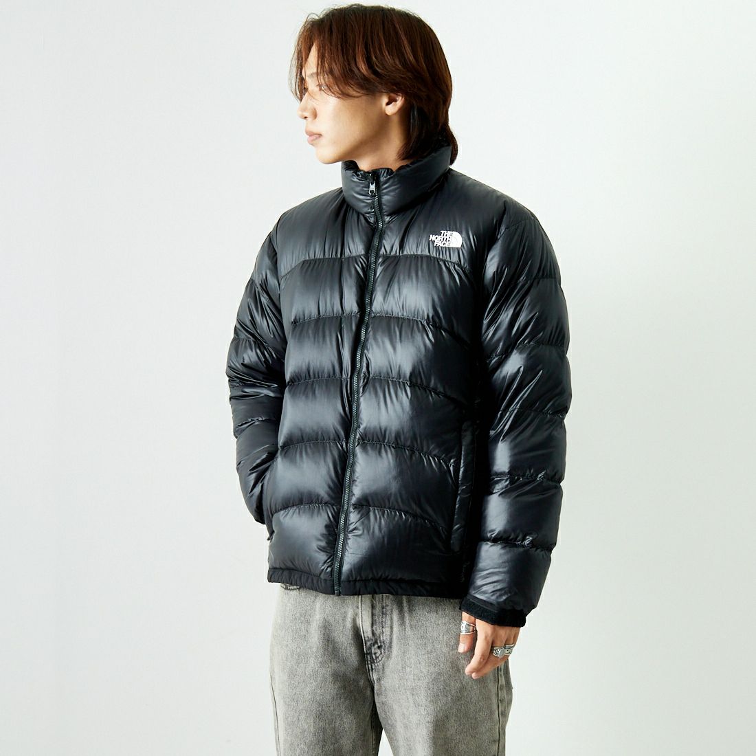 THE NORTH FACE [ザ ノースフェイス] ジップインジップ アコンカグアジャケット [ND92451] K &&モデル身長：179cm 着用サイズ：L&&