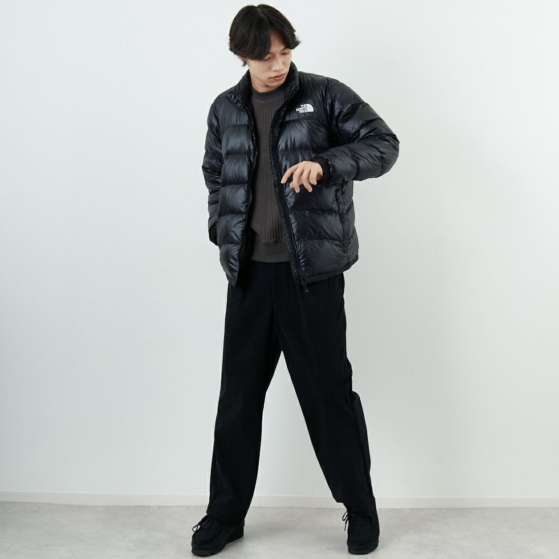 THE NORTH FACE [ザ ノースフェイス] ジップインジップ アコンカグアジャケット [ND92451] K &&モデル身長：179cm 着用サイズ：M&&