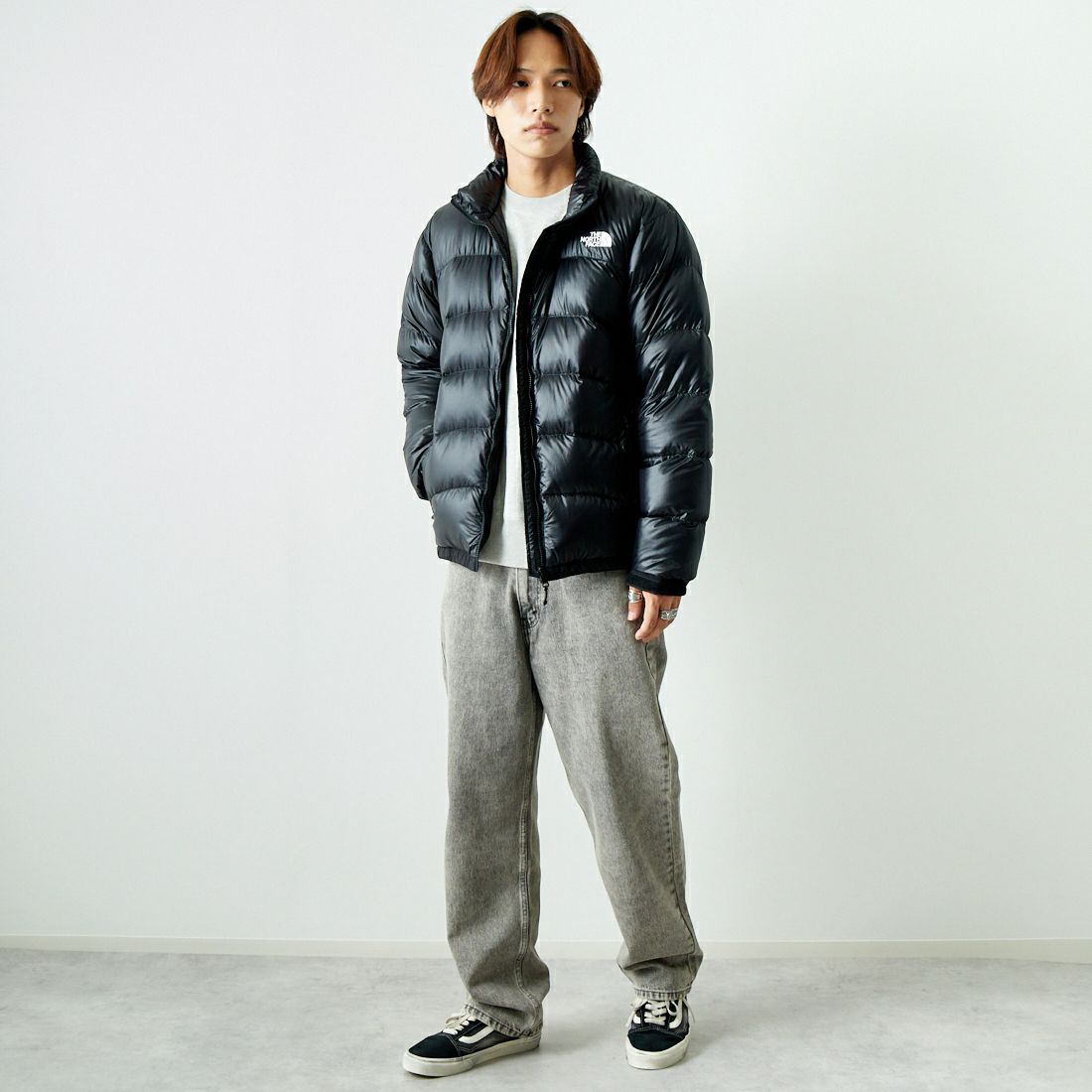 THE NORTH FACE [ザ ノースフェイス] ジップインジップ アコンカグアジャケット [ND92451] K &&モデル身長：179cm 着用サイズ：L&&