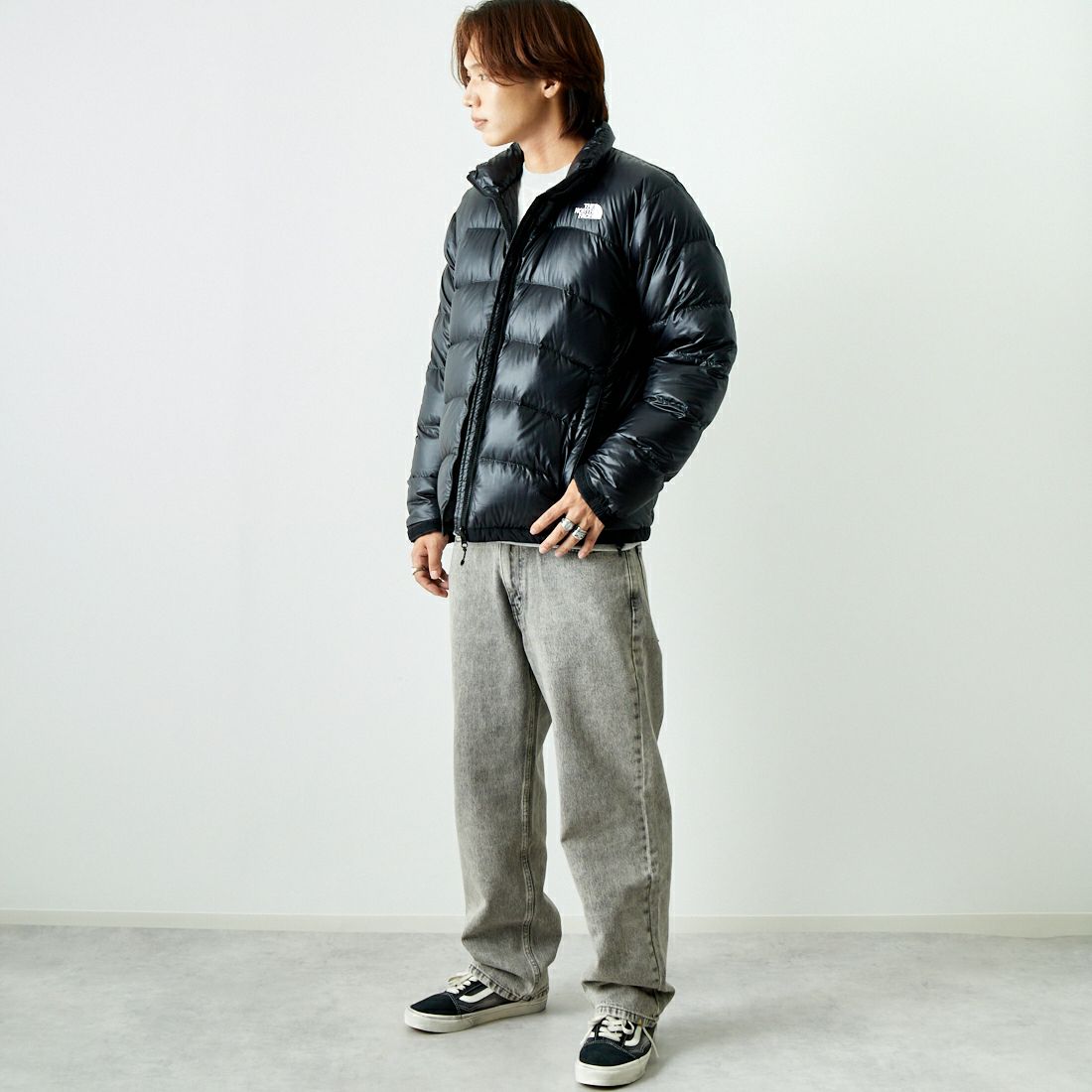 THE NORTH FACE [ザ ノースフェイス] ジップインジップ アコンカグアジャケット [ND92451] K &&モデル身長：179cm 着用サイズ：L&&