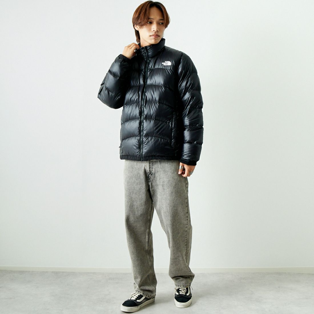 THE NORTH FACE [ザ ノースフェイス] ジップインジップ アコンカグアジャケット [ND92451] K &&モデル身長：179cm 着用サイズ：L&&