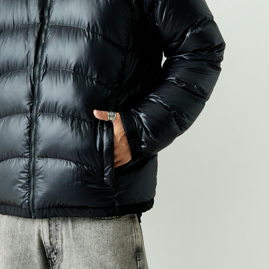 THE NORTH FACE [ザ ノースフェイス] ジップインジップ アコンカグアジャケット [ND92451] K &&モデル身長：179cm 着用サイズ：L&&