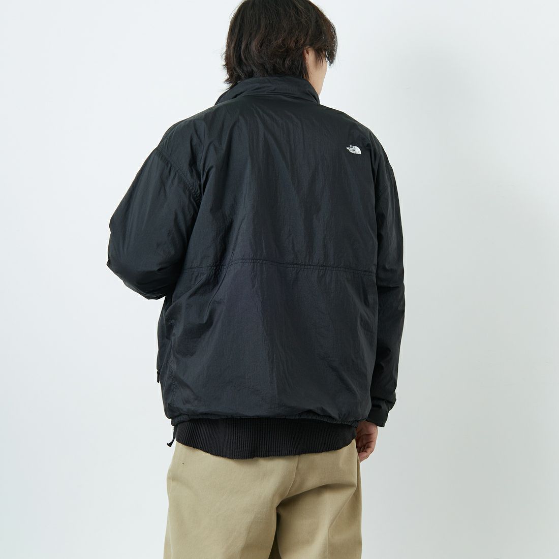 THE NORTH FACE [ザ ノースフェイス] リバーシブル エクストリームパイルフリースジャケット [NP72536] FK &&モデル身長：179cm 着用サイズ：L&&