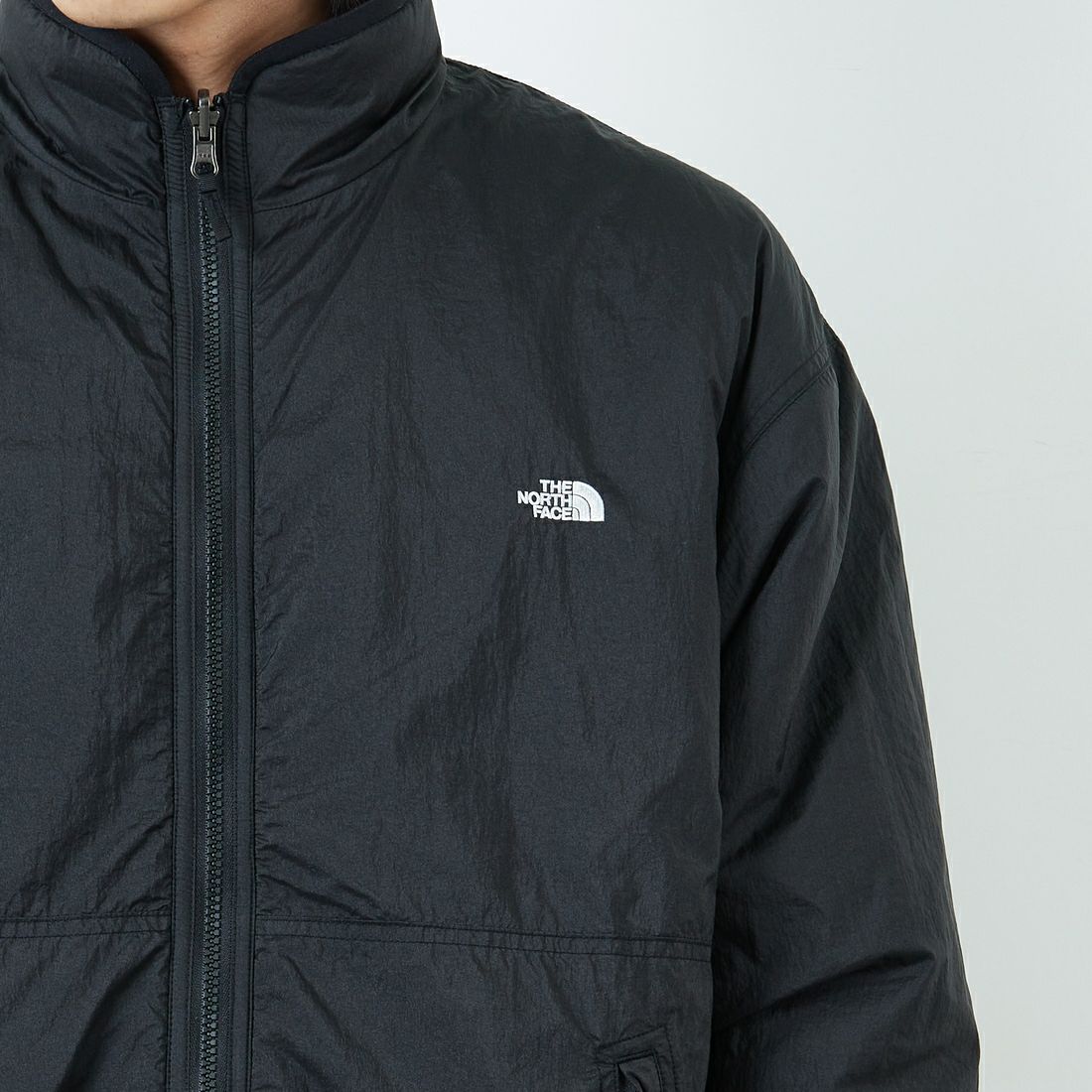 THE NORTH FACE [ザ ノースフェイス] リバーシブル エクストリームパイルフリースジャケット [NP72536] FK &&モデル身長：179cm 着用サイズ：L&&