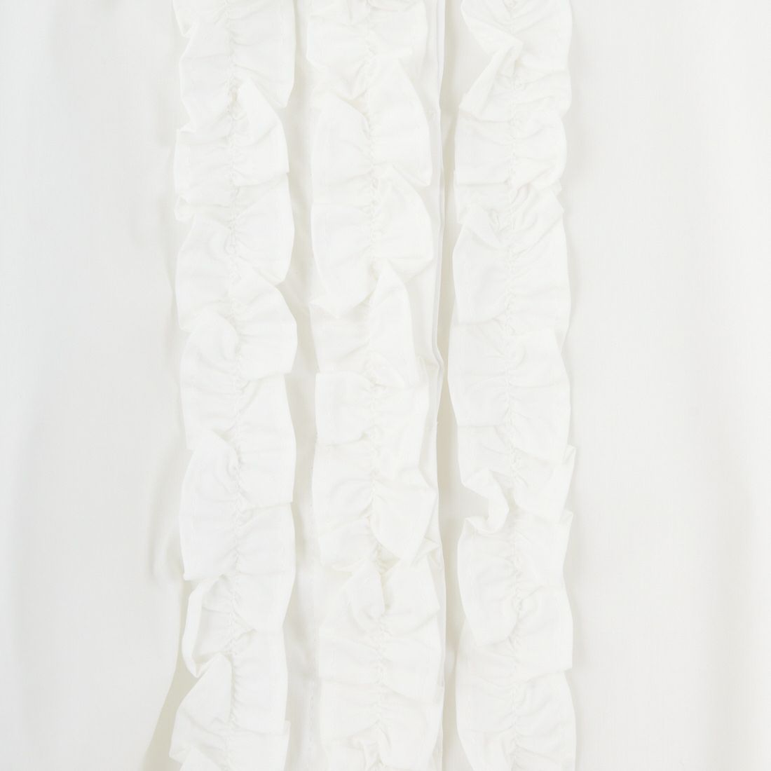 Jeans Factory Clothes [ジーンズファクトリークローズ] ストレッチフリルシャツ [L3118] 110 O.WHT