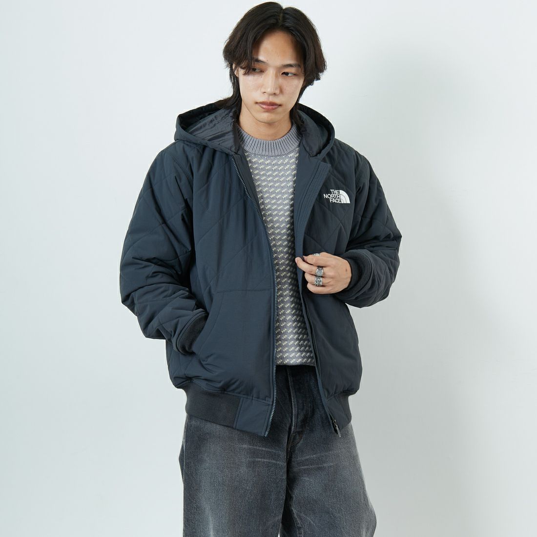 THE NORTH FACE [ザ ノースフェイス] ヤッキンジャケット [NY82551] AG &&モデル身長：179cm 着用サイズ：L&&
