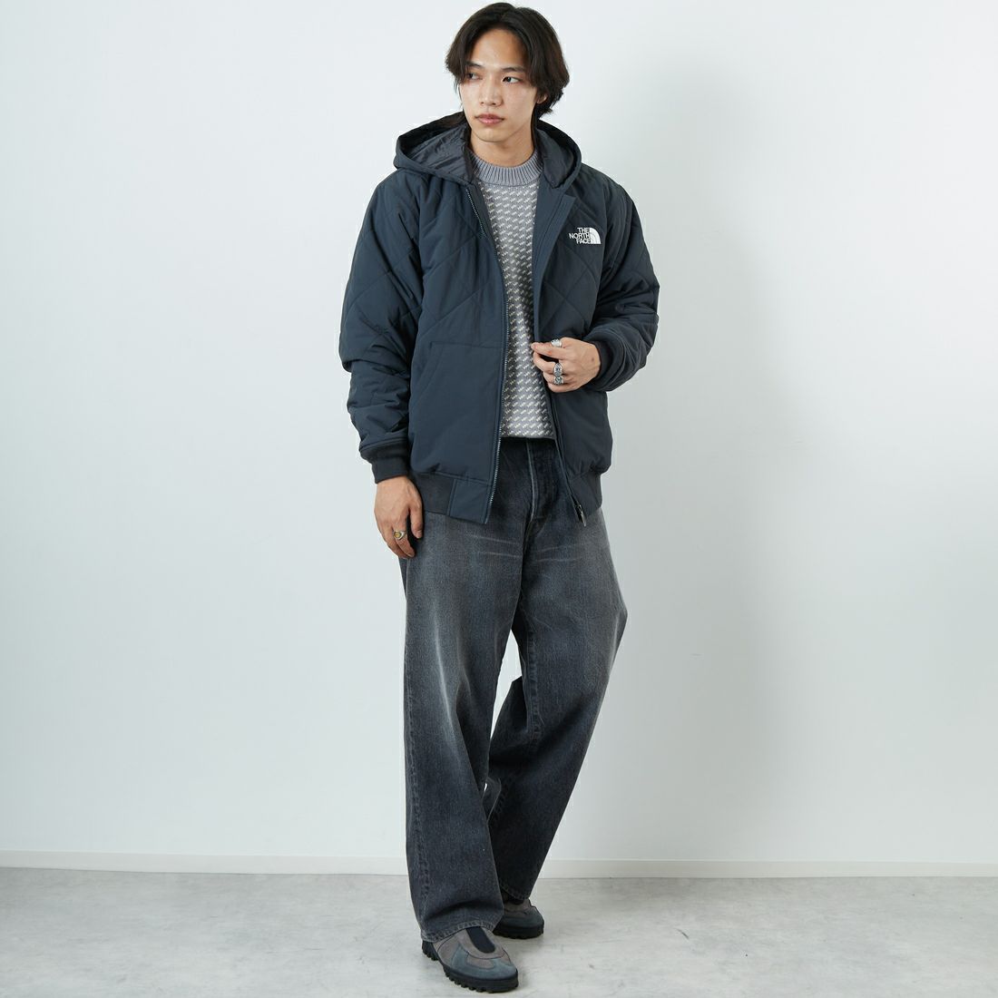 THE NORTH FACE [ザ ノースフェイス] ヤッキンジャケット [NY82551] AG &&モデル身長：179cm 着用サイズ：L&&
