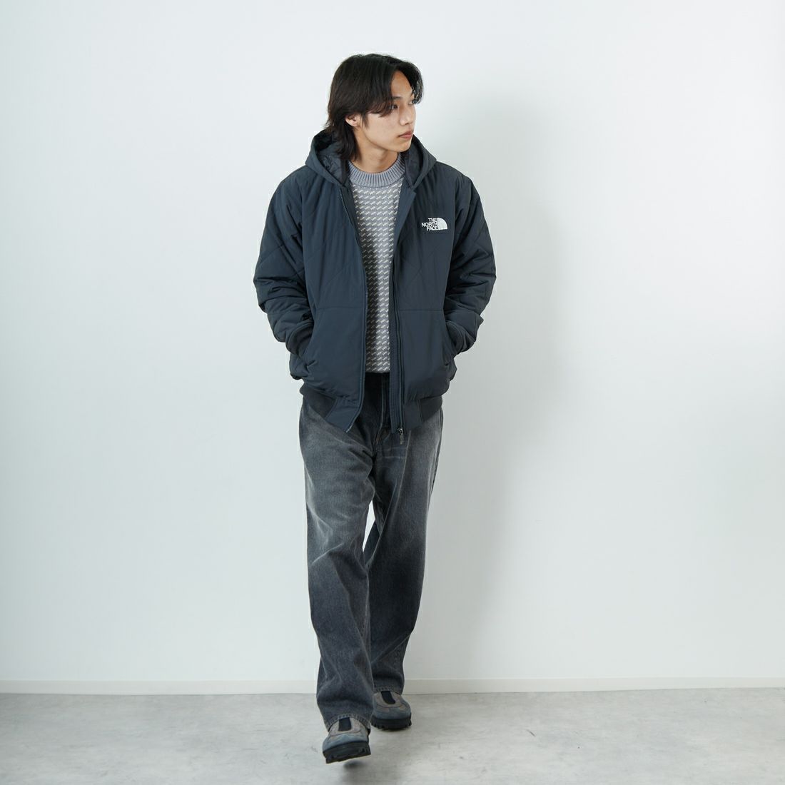 THE NORTH FACE [ザ ノースフェイス] ヤッキンジャケット [NY82551] AG &&モデル身長：179cm 着用サイズ：L&&