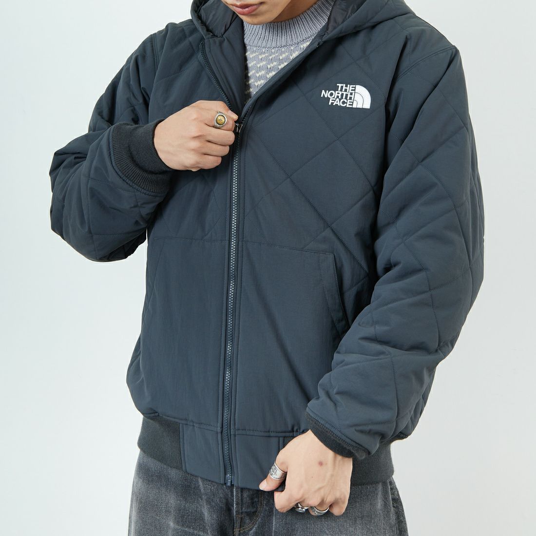 THE NORTH FACE [ザ ノースフェイス] ヤッキンジャケット [NY82551] AG &&モデル身長：179cm 着用サイズ：L&&