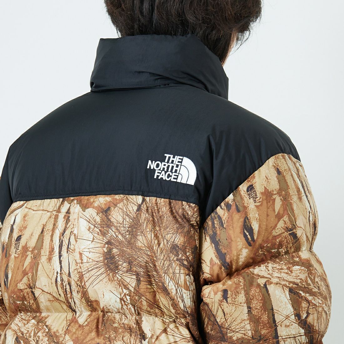 THE NORTH FACE [ザ ノースフェイス] ノベルティーヌプシジャケット [ND92556] FF &&モデル身長：179cm 着用サイズ：L&&