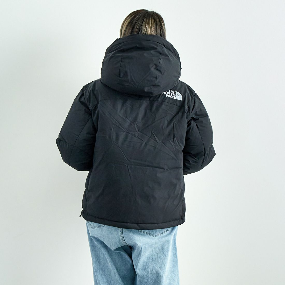 THE NORTH FACE [ザ ノースフェイス] ショートバルトロライトジャケット [NDW92551] K &&モデル身長：167cm 着用サイズ：L&&