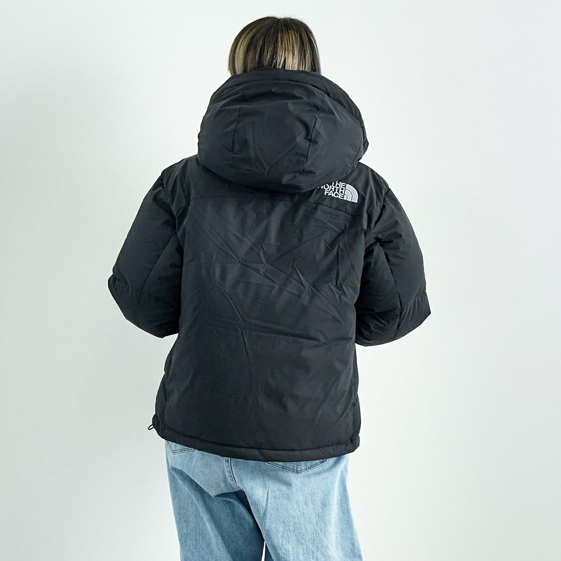 THE NORTH FACE [ザ ノースフェイス] ショートバルトロライトジャケット [NDW92551] K &&モデル身長：167cm 着用サイズ：L&&