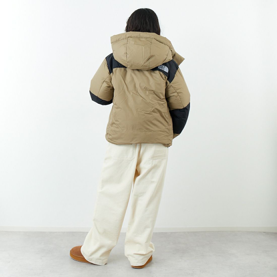 THE NORTH FACE [ザ ノースフェイス] ショートバルトロライトジャケット [NDW92551] CK&&モデル身長：162cm 着用サイズ：L&&