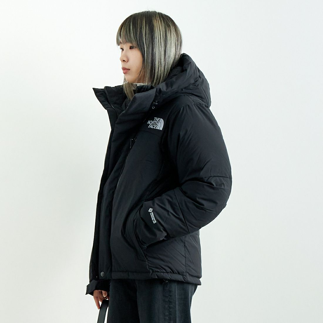 THE NORTH FACE [ザ ノースフェイス] バルトロライトジャケット [ND92551] K &&モデル身長：167cm 着用サイズ：S&&