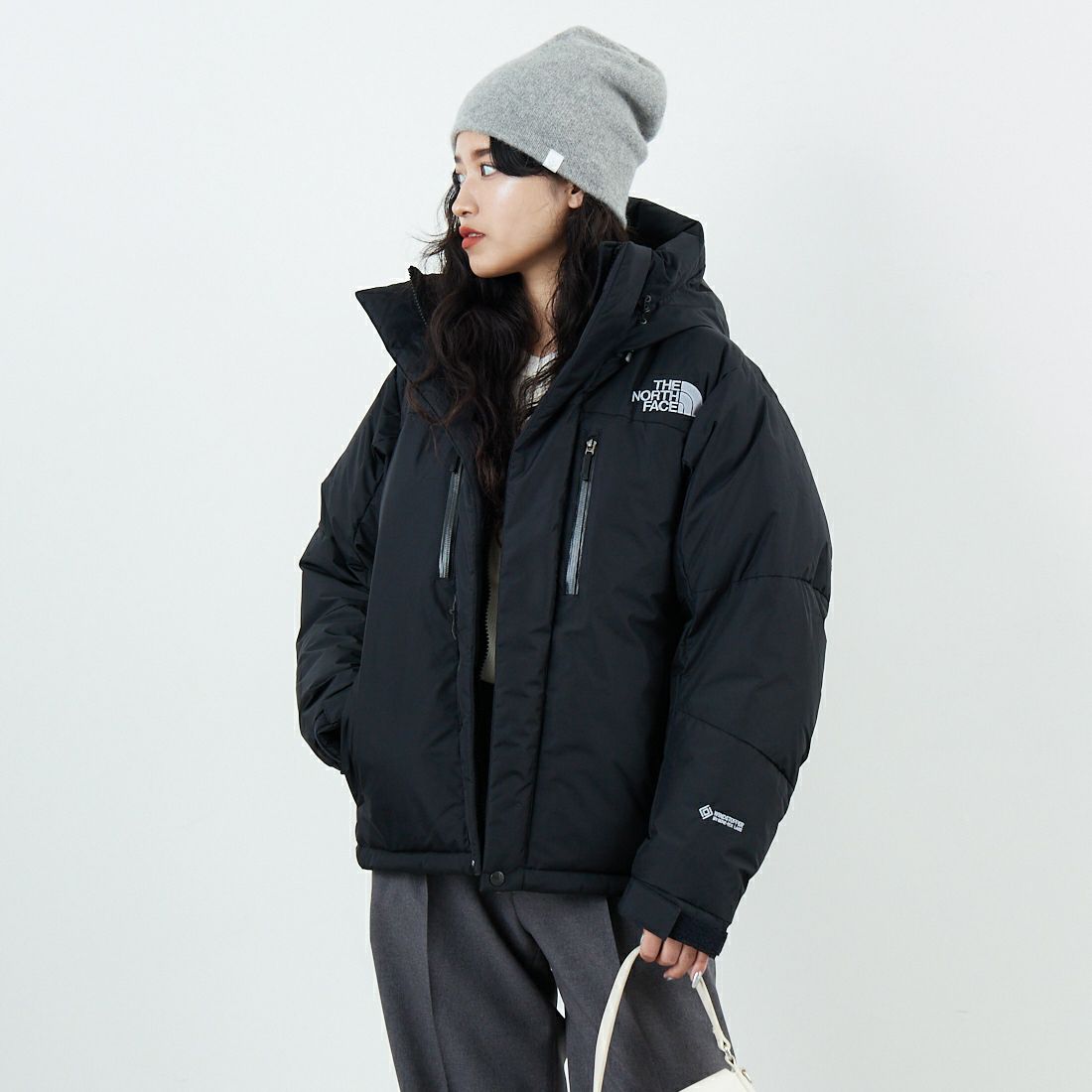 THE NORTH FACE [ザ ノースフェイス] バルトロライトジャケット [ND92551] K &&モデル身長：162cm 着用サイズ：XS&&