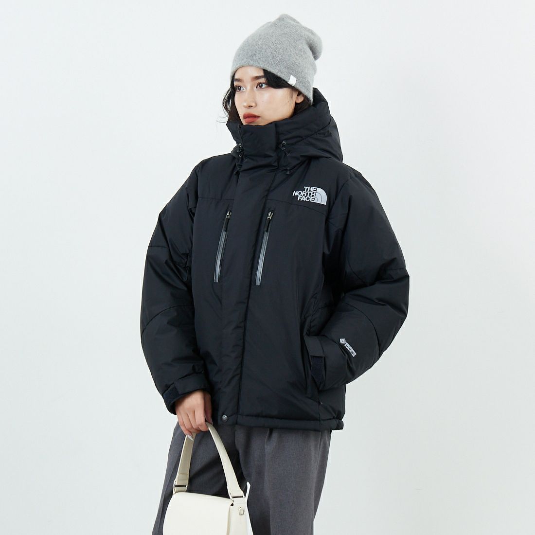 THE NORTH FACE [ザ ノースフェイス] バルトロライトジャケット [ND92551] K &&モデル身長：162cm 着用サイズ：XS&&