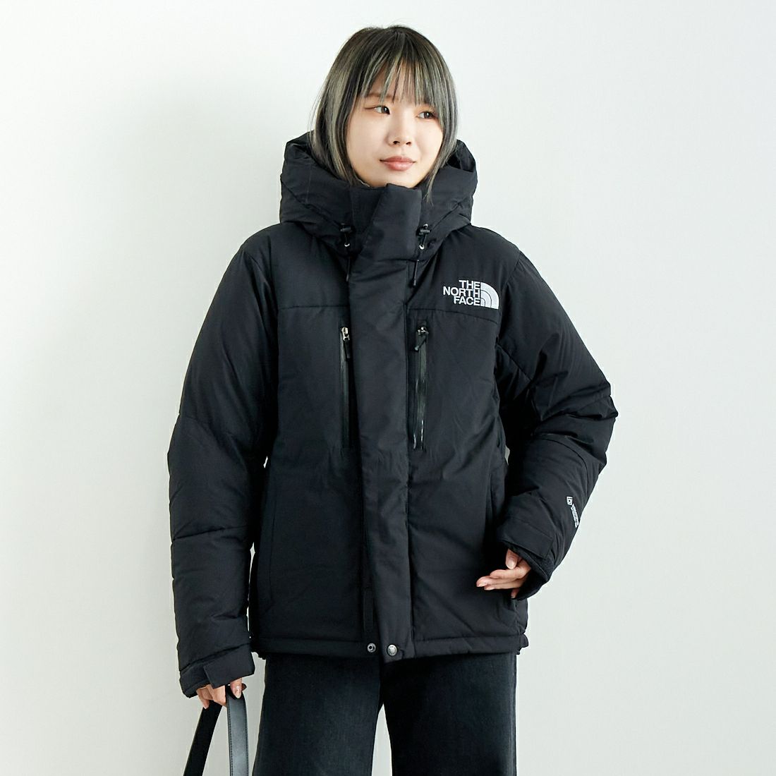 THE NORTH FACE [ザ ノースフェイス] バルトロライトジャケット [ND92551] K &&モデル身長：167cm 着用サイズ：S&&