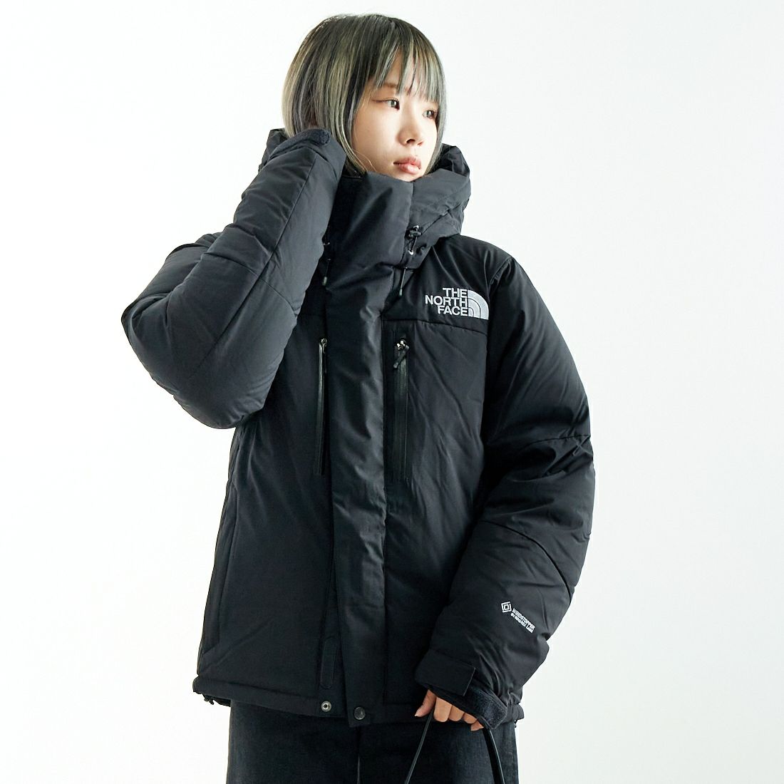 THE NORTH FACE [ザ ノースフェイス] バルトロライトジャケット [ND92551] K &&モデル身長：167cm 着用サイズ：S&&