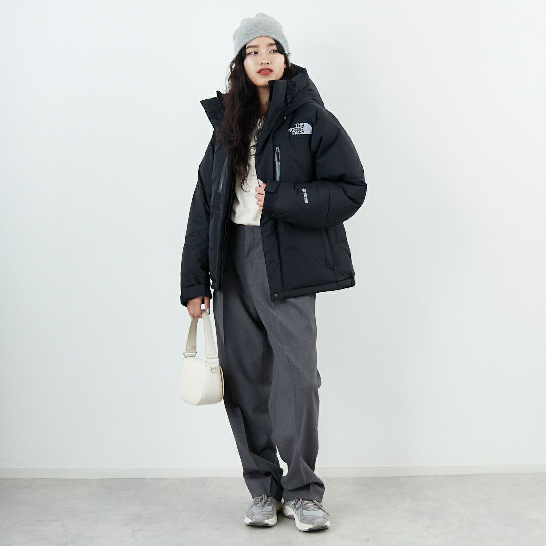 THE NORTH FACE [ザ ノースフェイス] バルトロライトジャケット [ND92551] K &&モデル身長：162cm 着用サイズ：XS&&