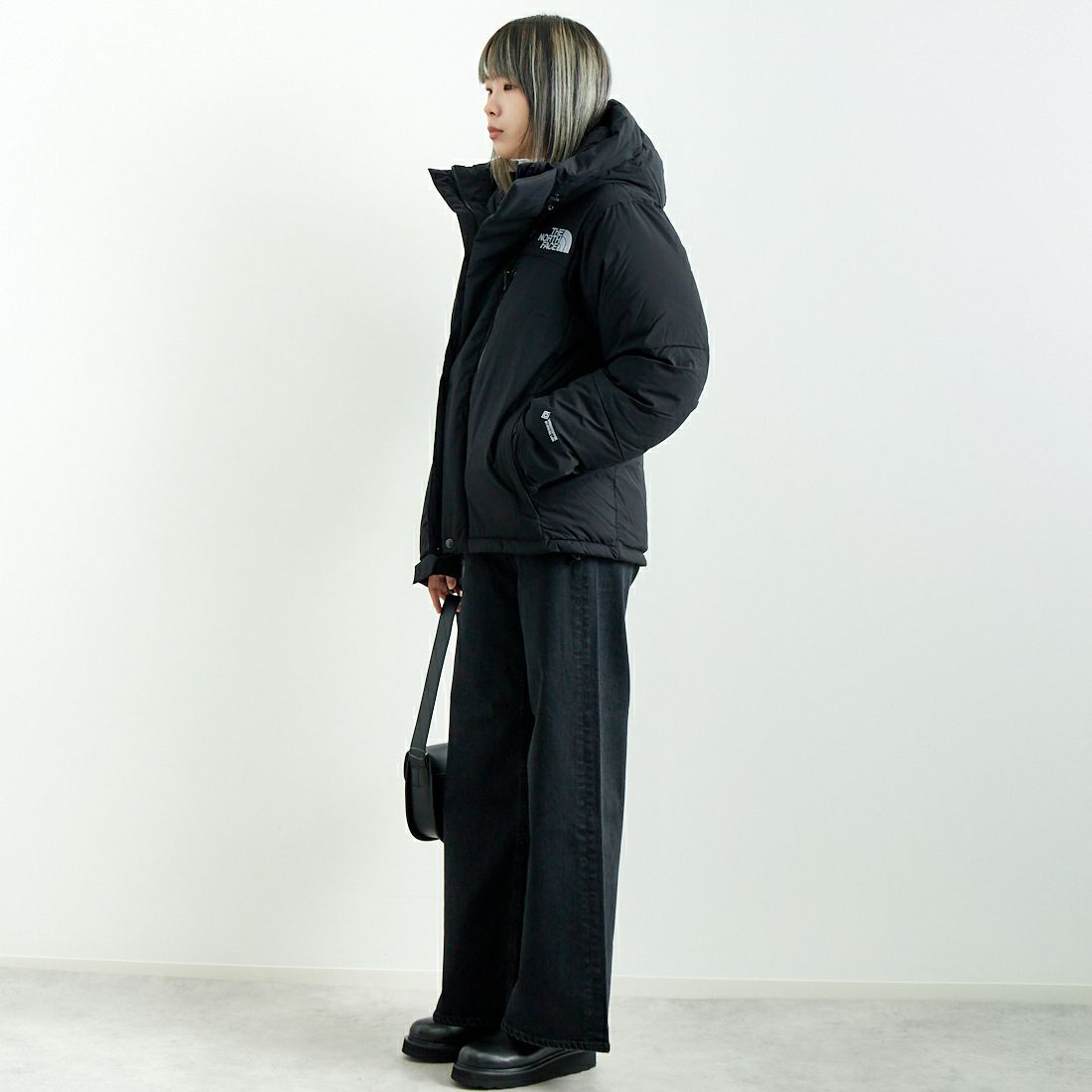 THE NORTH FACE [ザ ノースフェイス] バルトロライトジャケット [ND92551] K &&モデル身長：167cm 着用サイズ：S&&