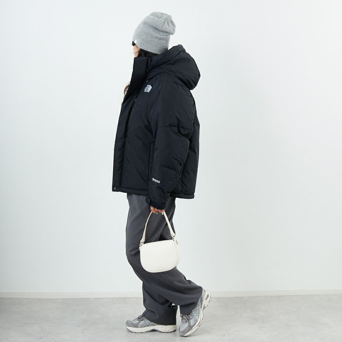 THE NORTH FACE [ザ ノースフェイス] バルトロライトジャケット [ND92551] K &&モデル身長：162cm 着用サイズ：XS&&