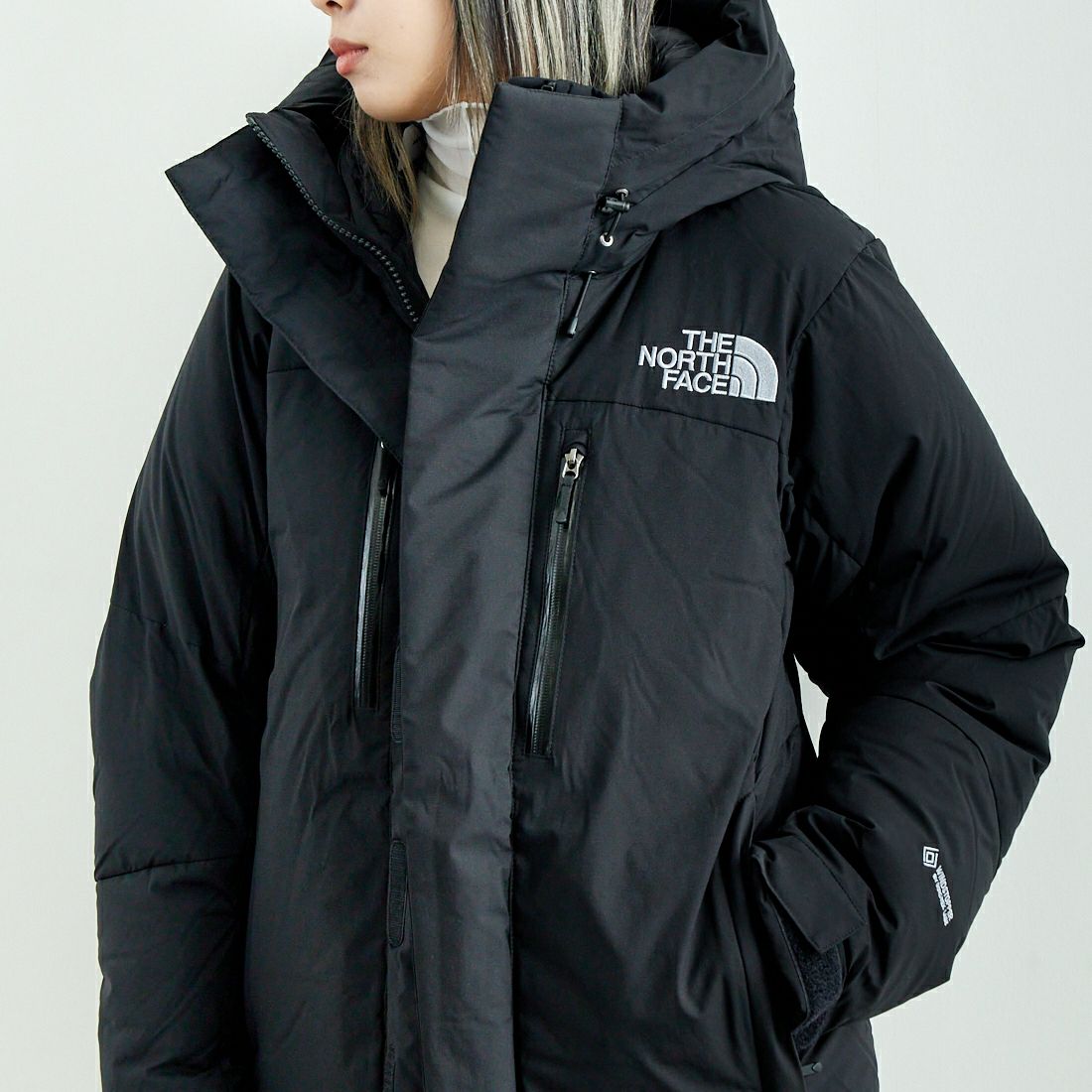 THE NORTH FACE [ザ ノースフェイス] バルトロライトジャケット [ND92551] K &&モデル身長：167cm 着用サイズ：S&&