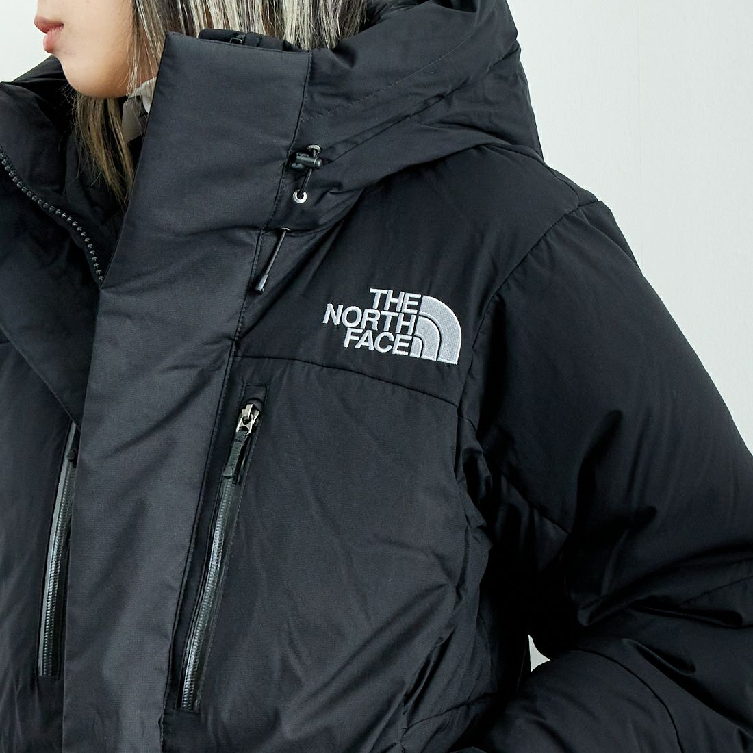 THE NORTH FACE [ザ ノースフェイス] バルトロライトジャケット [ND92551] K &&モデル身長：167cm 着用サイズ：S&&