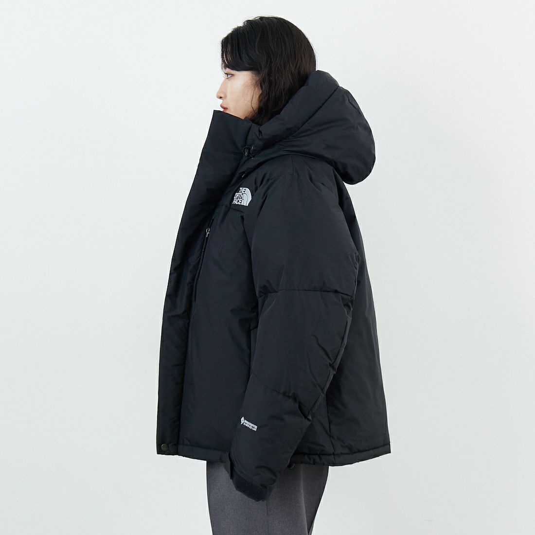 THE NORTH FACE [ザ ノースフェイス] バルトロライトジャケット [ND92551] K &&モデル身長：162cm 着用サイズ：S&&