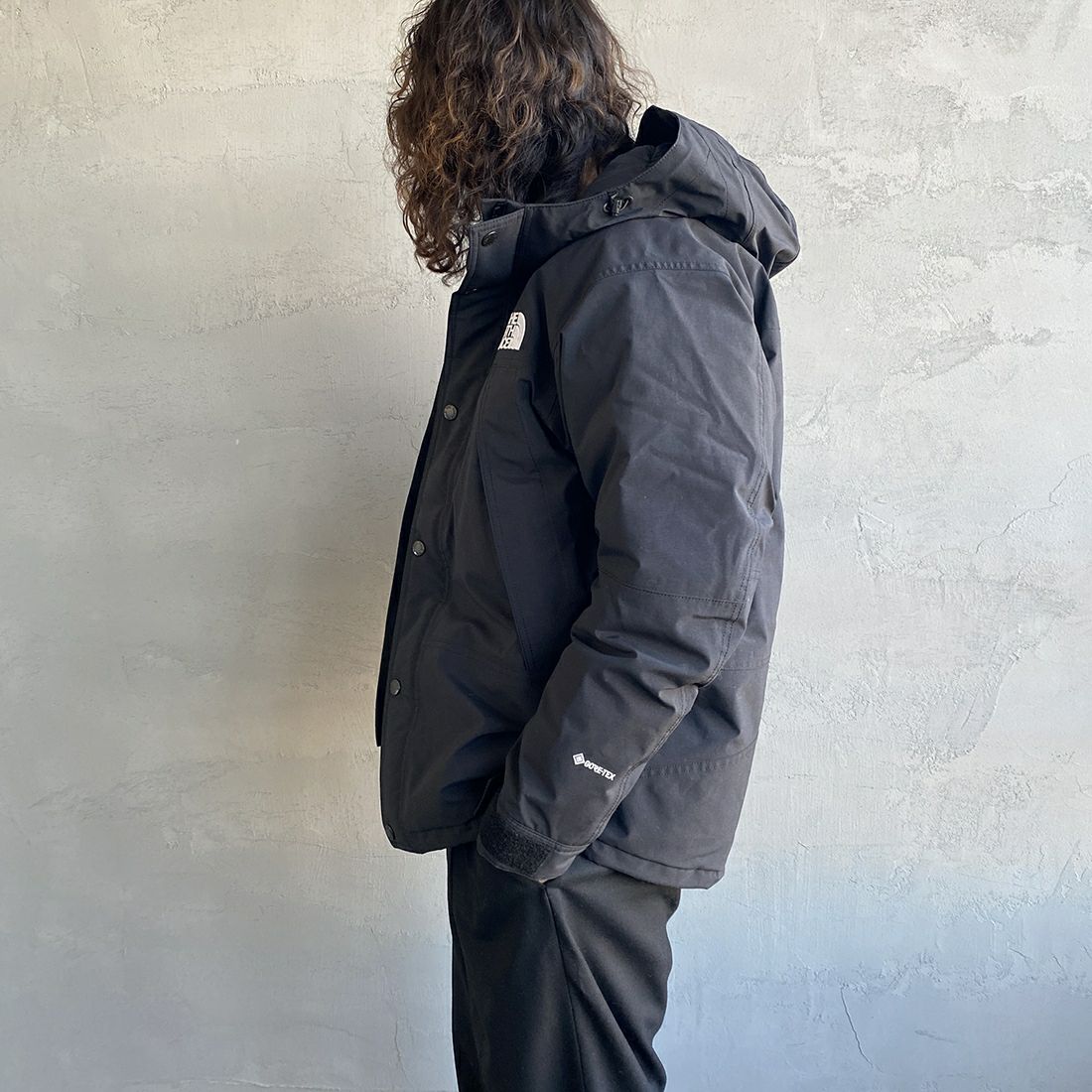THE NORTH FACE [ザ ノースフェイス] マウンテンダウンジャケット [ND92549] K &&モデル身長：173cm 着用サイズ：M&&