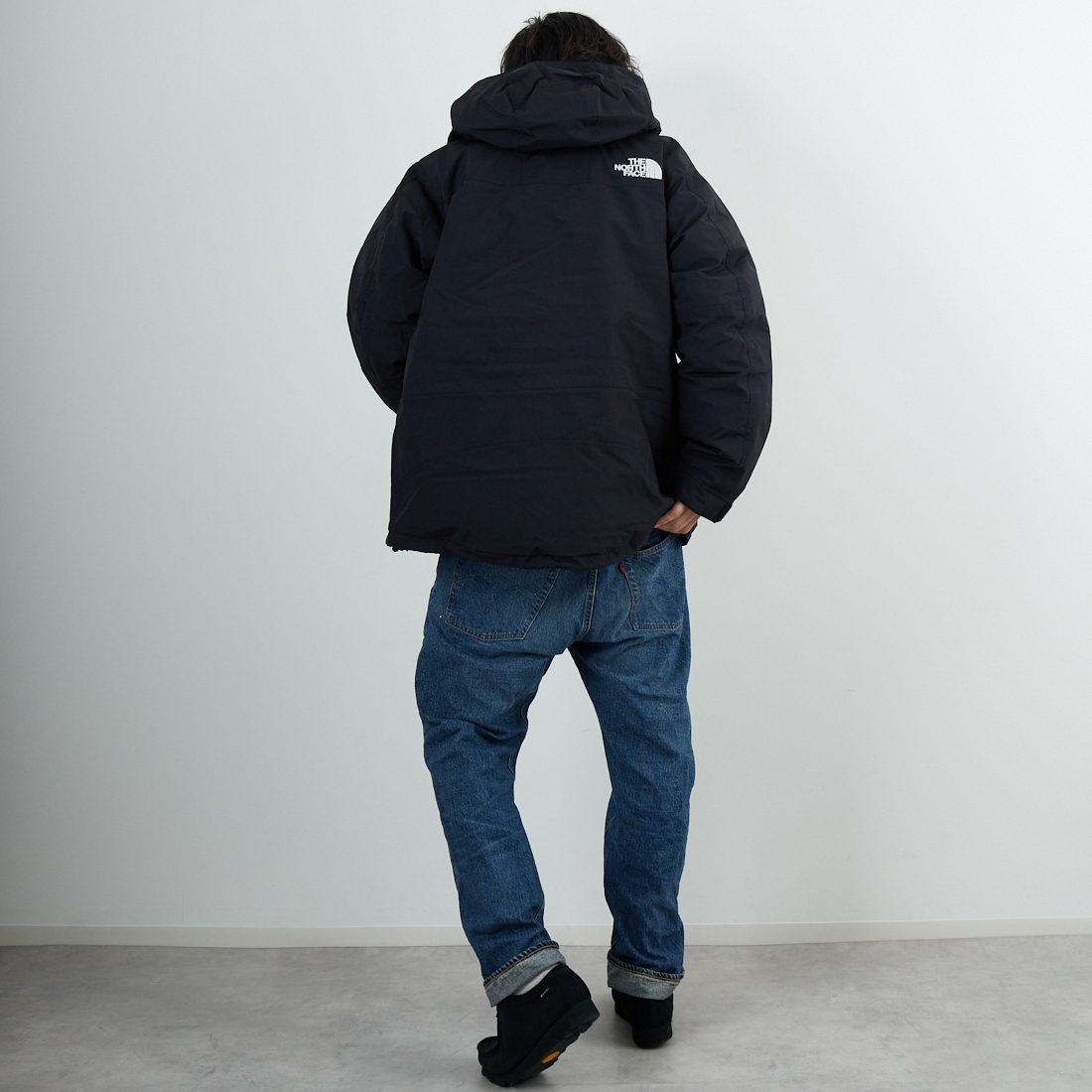 THE NORTH FACE [ザ ノースフェイス] マウンテンダウンジャケット [ND92549] K &&モデル身長：179cm 着用サイズ：L&&