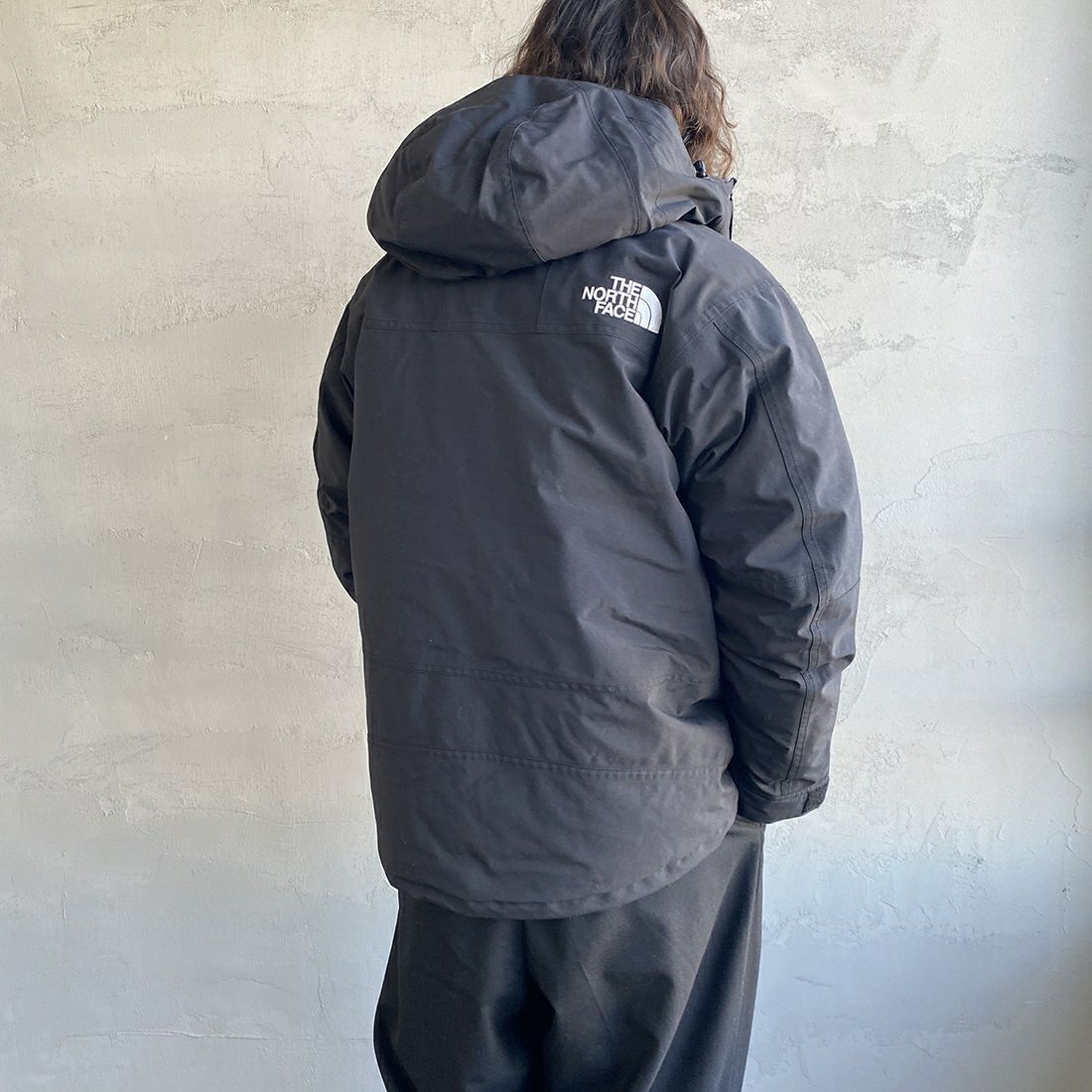 THE NORTH FACE [ザ ノースフェイス] マウンテンダウンジャケット [ND92549] K &&モデル身長：173cm 着用サイズ：M&&