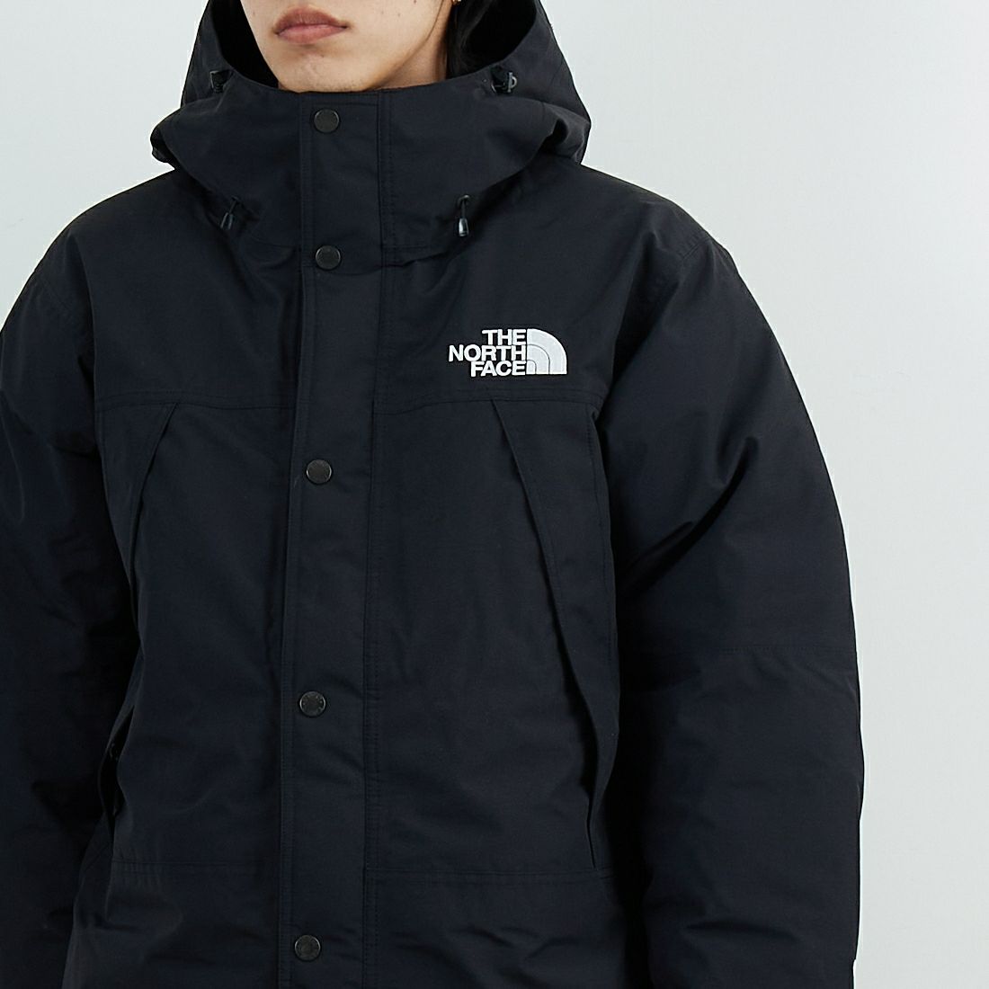 THE NORTH FACE [ザ ノースフェイス] マウンテンダウンジャケット [ND92549] K &&モデル身長：179cm 着用サイズ：L&&