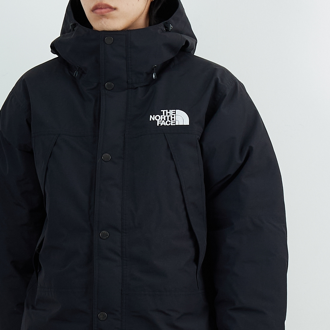 THE NORTH FACE [ザ ノースフェイス] マウンテンダウンジャケット [ND92549] K &&モデル身長：179cm 着用サイズ：L&&