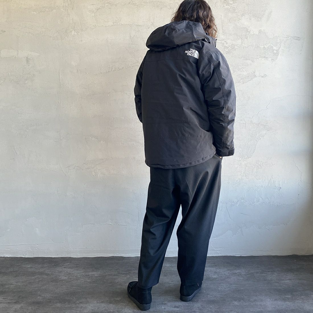 THE NORTH FACE [ザ ノースフェイス] マウンテンダウンジャケット [ND92549] K &&モデル身長：173cm 着用サイズ：M&&