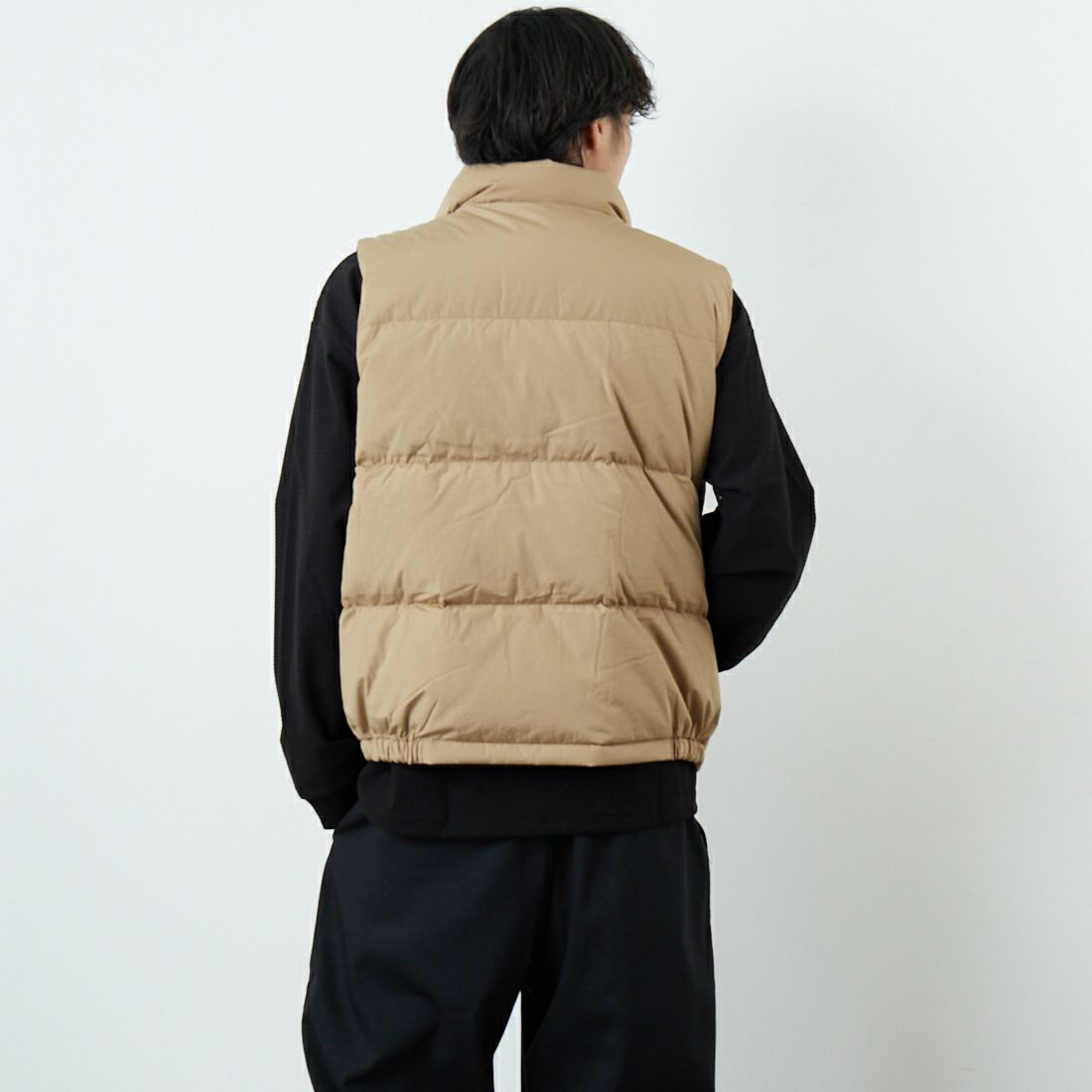 THE NORTH FACE [ザ ノースフェイス] キャンプシエラベスト [ND92530] CK &&モデル身長：179cm 着用サイズ：M&&