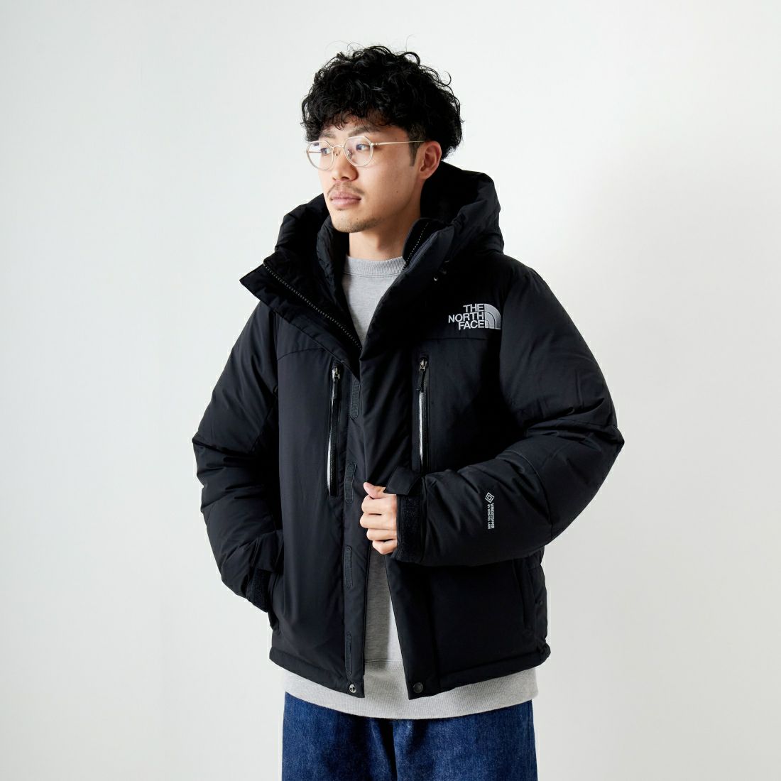 THE NORTH FACE [ザ ノースフェイス] バルトロライトジャケット [ND92551] K &&モデル身長：167cm 着用サイズ：M&&