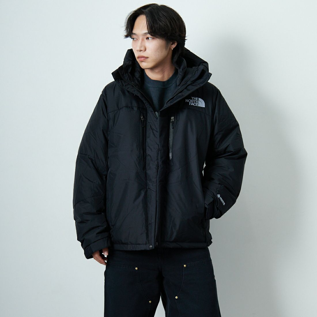 THE NORTH FACE [ザ ノースフェイス] バルトロライトジャケット [ND92551] K &&モデル身長：179cm 着用サイズ：L&&