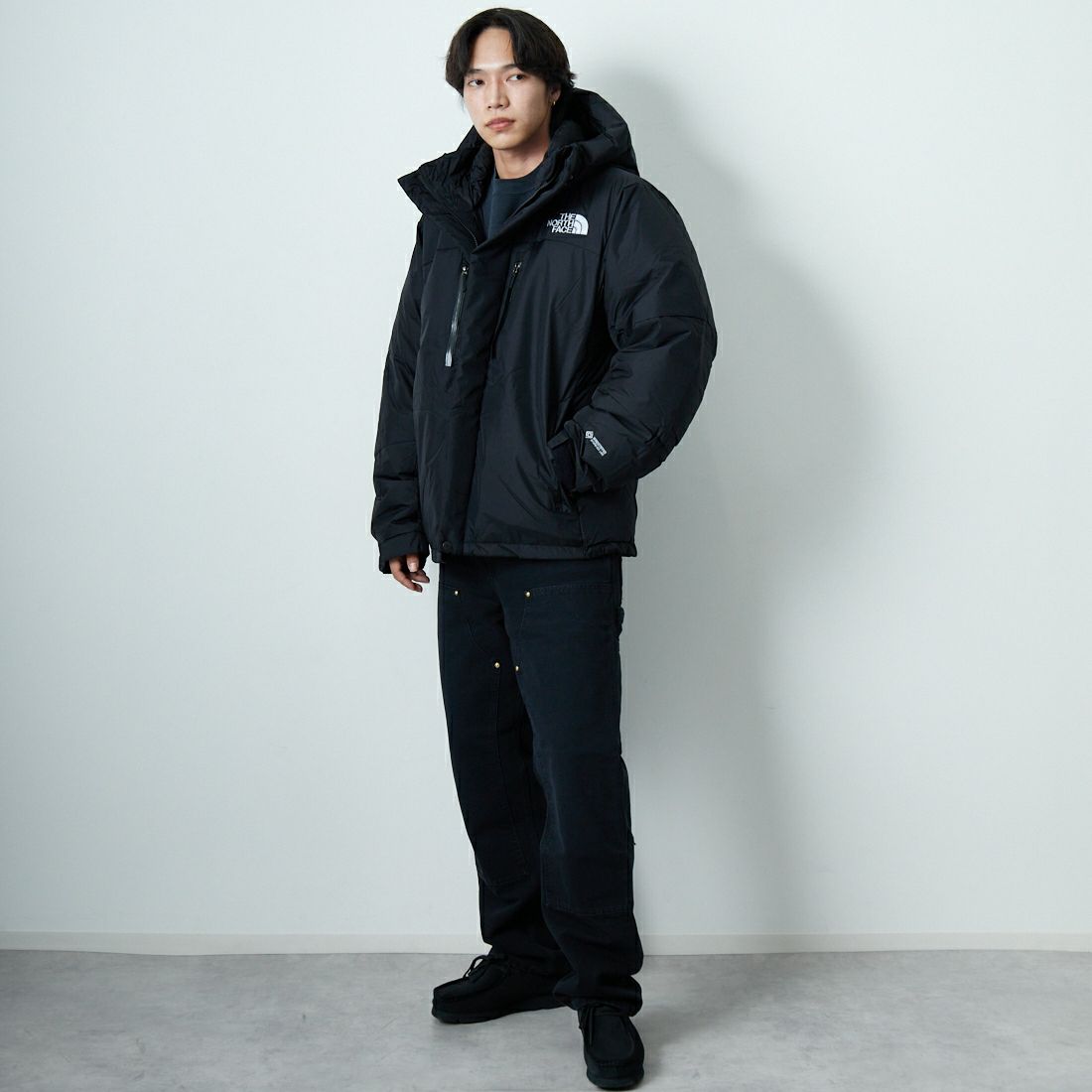 THE NORTH FACE [ザ ノースフェイス] バルトロライトジャケット [ND92551] K &&モデル身長：179cm 着用サイズ：L&&